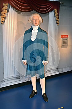 George Washington wax statue